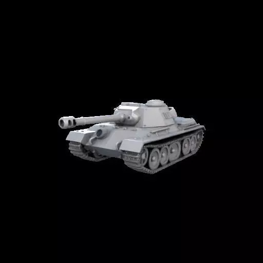 1961   Soviet  IS   Heavy Tank     3D Model 3D print model_20