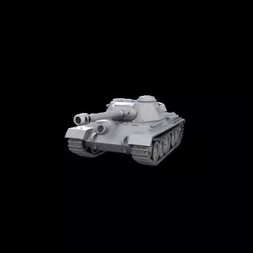 1961   Soviet  IS   Heavy Tank     3D Model 3D print model_21