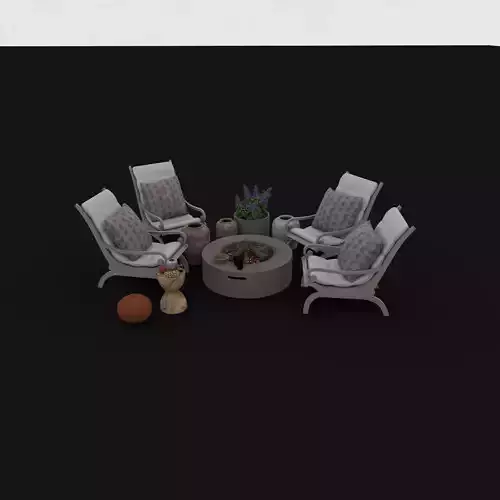 Lounge chair combination model