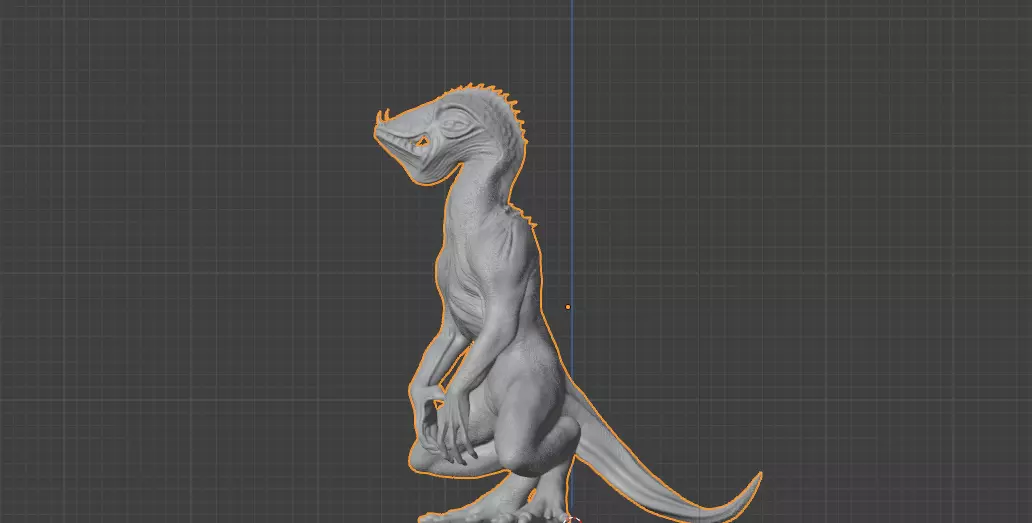 Monster Abyssal Finwalker 3D Model Printing 3D print model_10