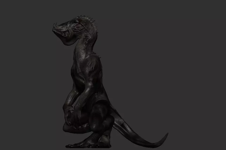 Monster Abyssal Finwalker 3D Model Printing 3D print model_8