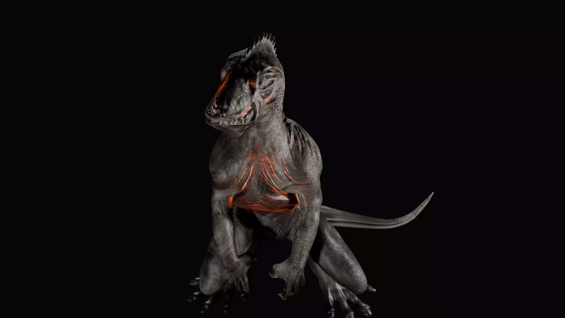 Monster Abyssal Finwalker 3D Model Printing 3D print model_3