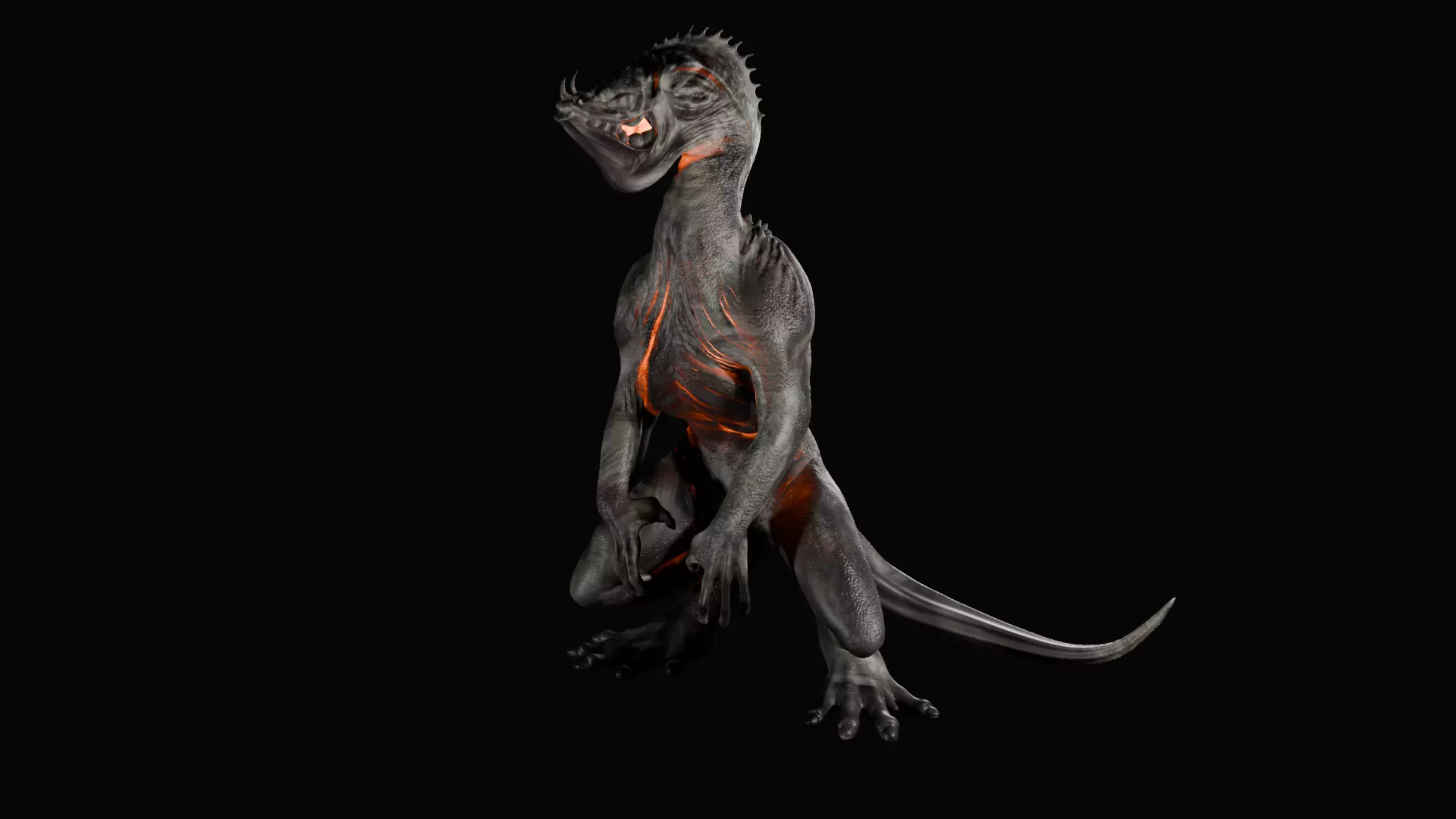 Monster Abyssal Finwalker 3D Model Printing 3D print model_0