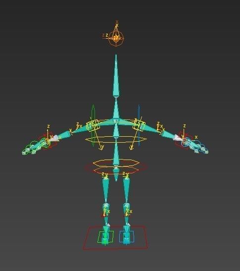 Medieval Fisherman Low-poly 3D model_16