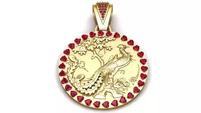 Majestic Phoenix Pendant