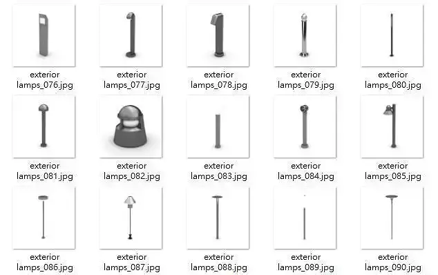 exterior lamps  76-90