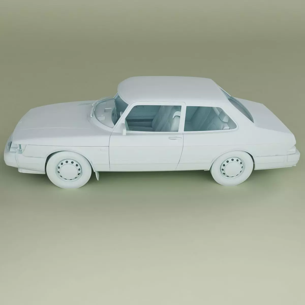 SAAB 900 2-door saloon 3D model_10