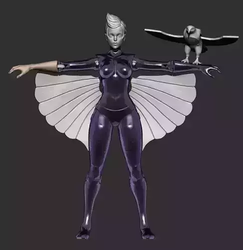 Hawkeye - Articulated 3D Printable Figure 