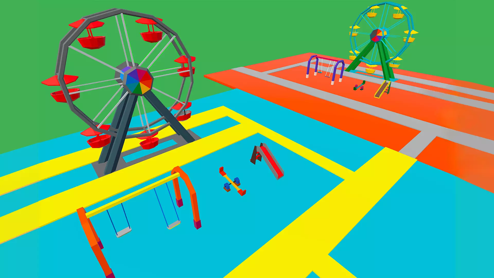 Obby Jump Parkour Level Pack Low-poly 3D model_8