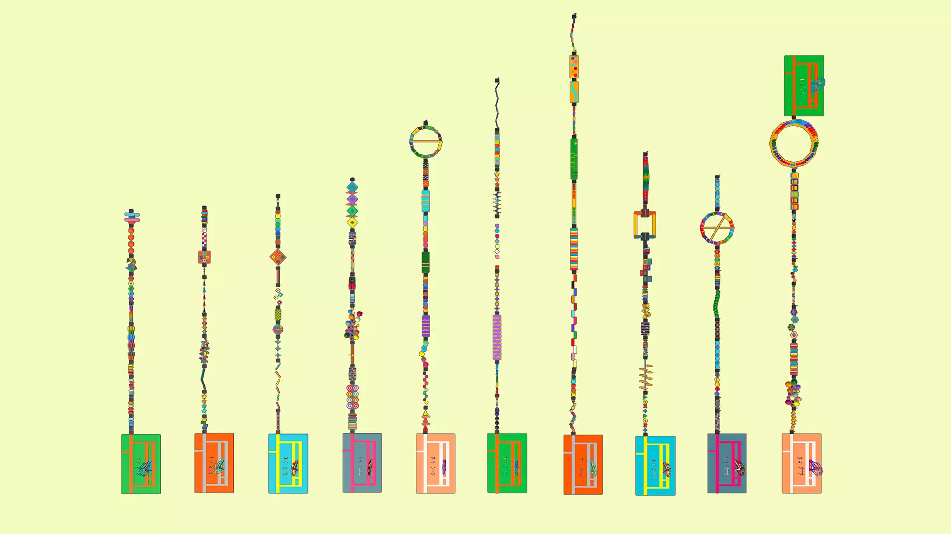 Obby Jump Parkour Level Pack Low-poly 3D model_10