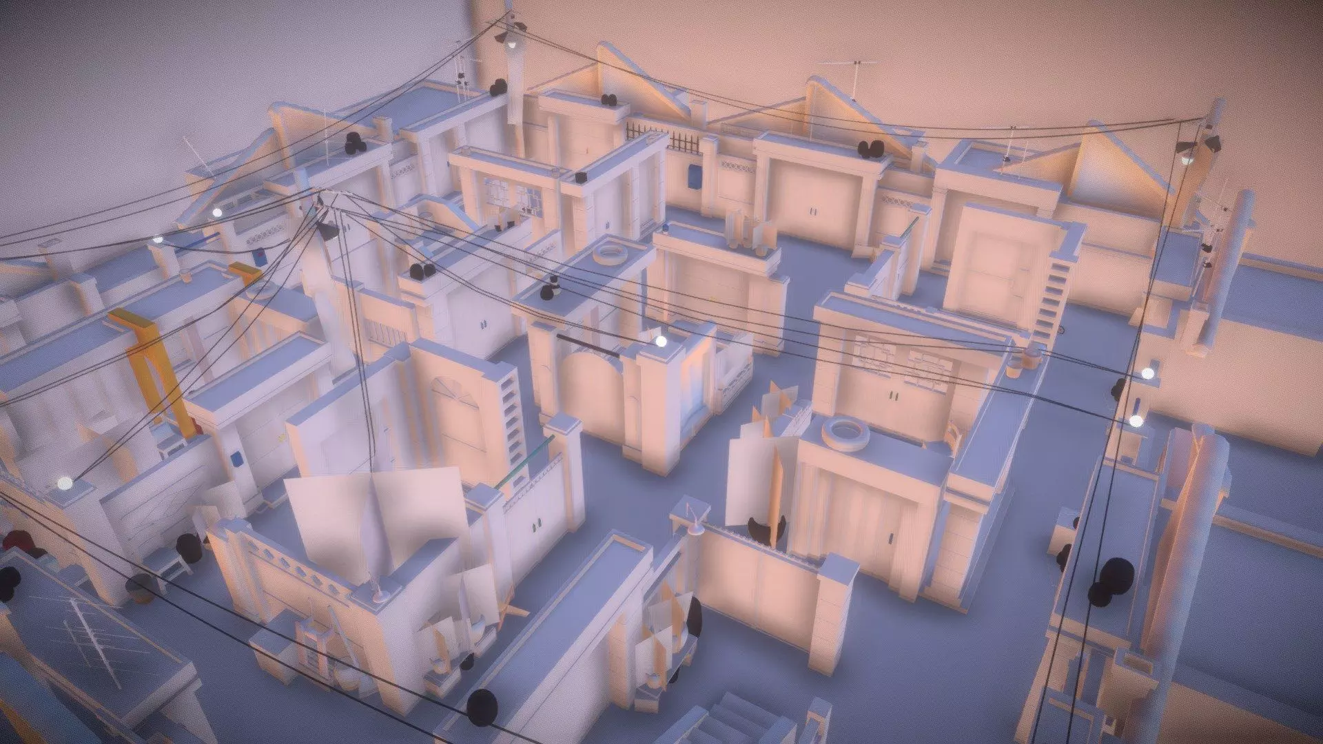 Squid Game Map Collection Low-poly 3D model_10