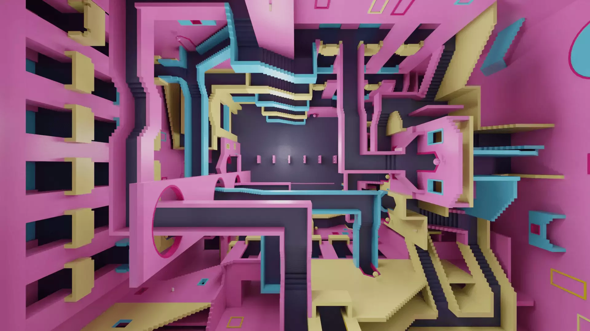 Squid Game Map Collection Low-poly 3D model_4