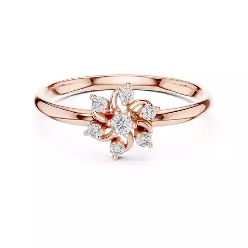 Round Cut Diamond Engagement Wedding Ring 3DM STL Video