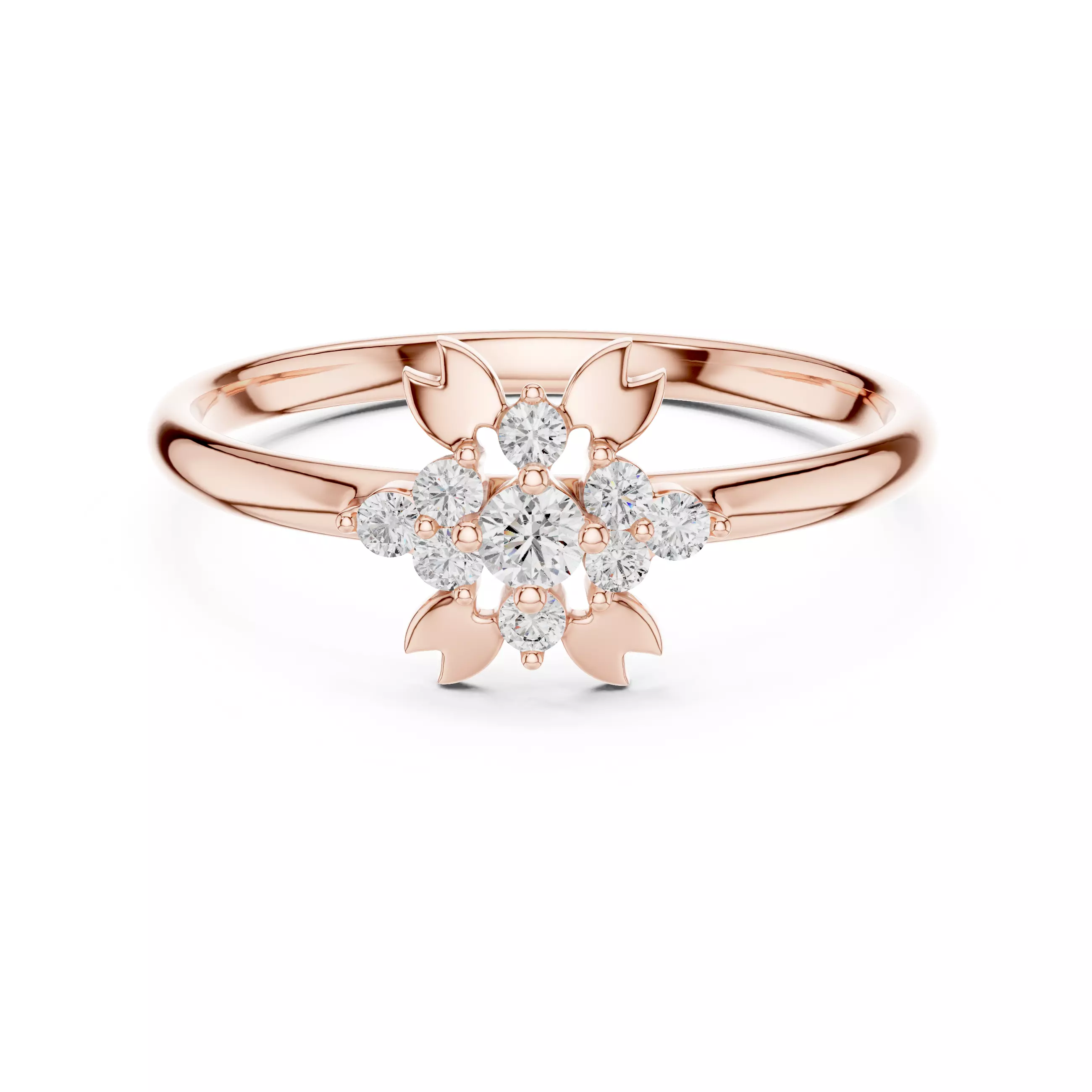 Round Cut Diamond Engagement Wedding Ring 3DM STL Video 3D print model_0