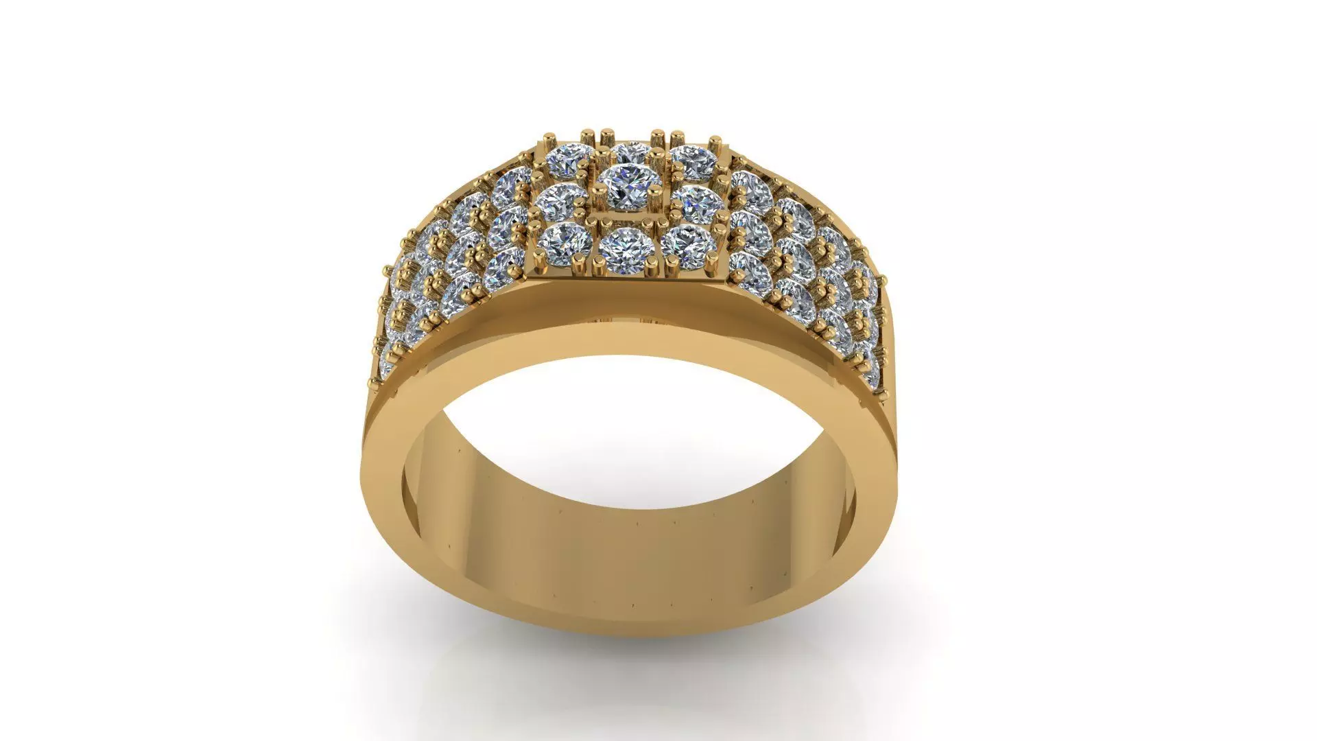 Man Wedding Ring 3D print model_2