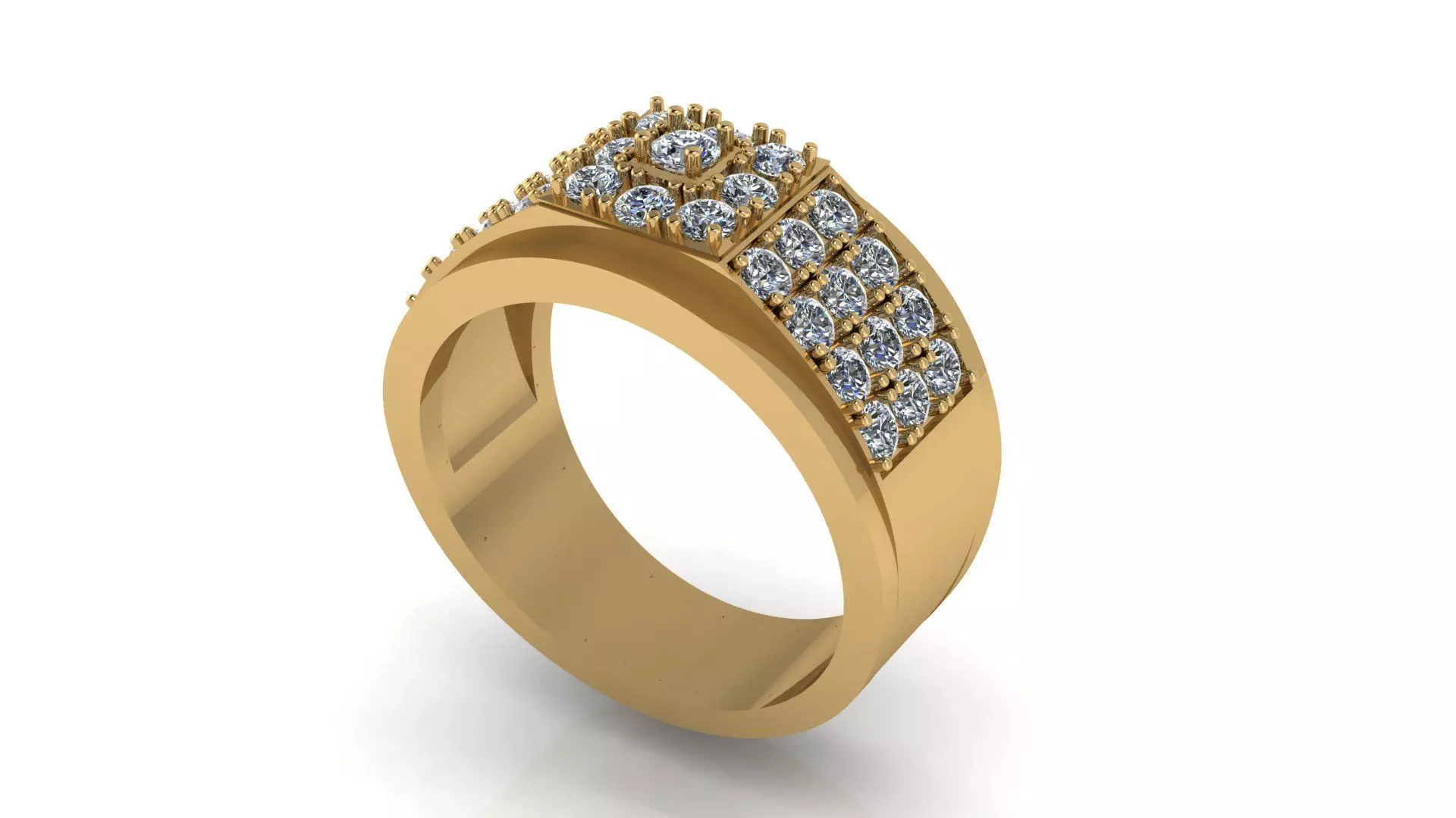 Man Wedding Ring 3D print model_1