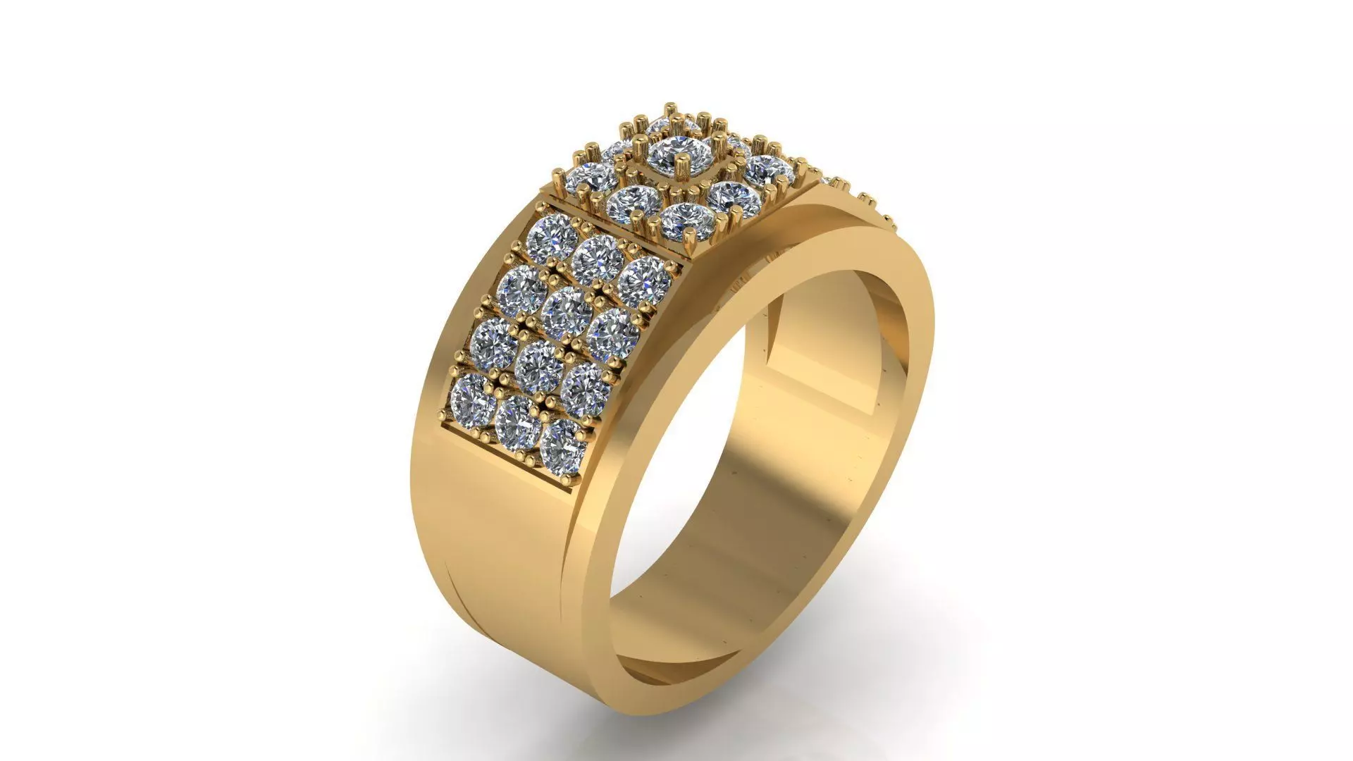 Man Wedding Ring 3D print model_0