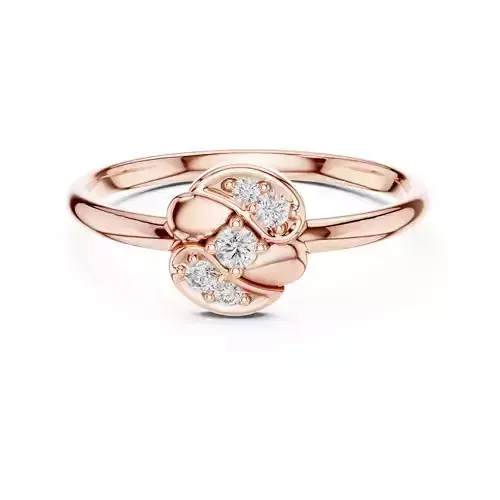 Round Diamond Light Weight Engagement Wedding Ring 3DM STL Video