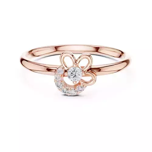 Round Cut Diamond Engagement Wedding Ring 3DM STL Video