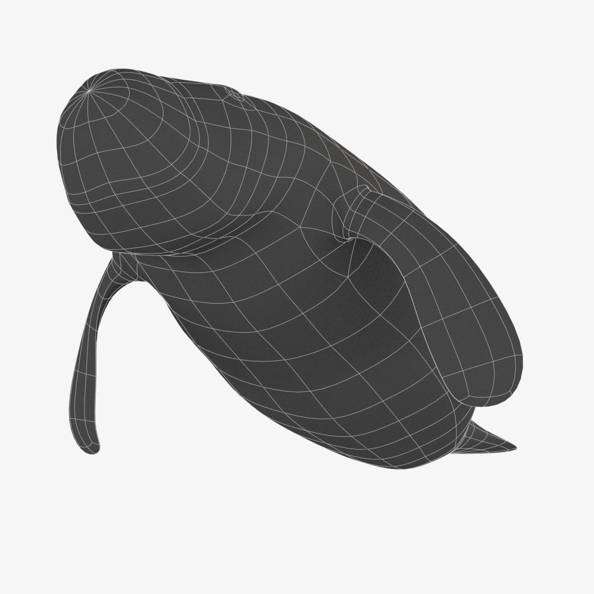 West Indian manatee Low-poly 3D model_9