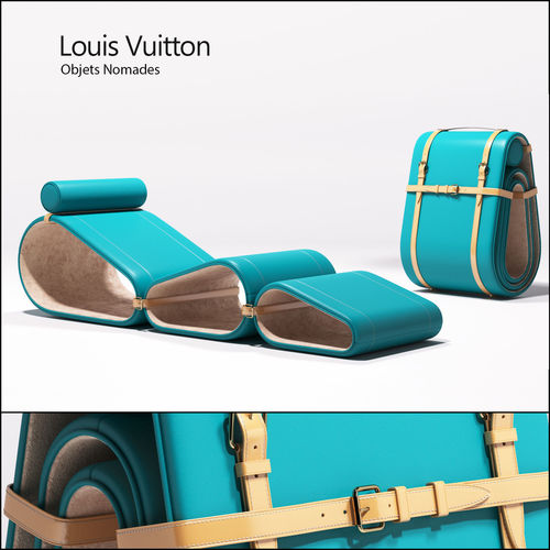Louis Vuitton - Objets Nomades - Lounge chair 3D model