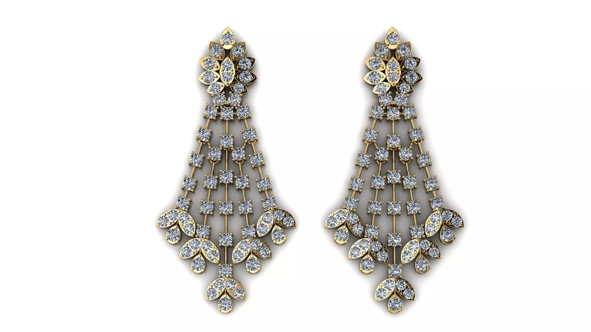 Woman Hongkong Earring CH012 3D print model
