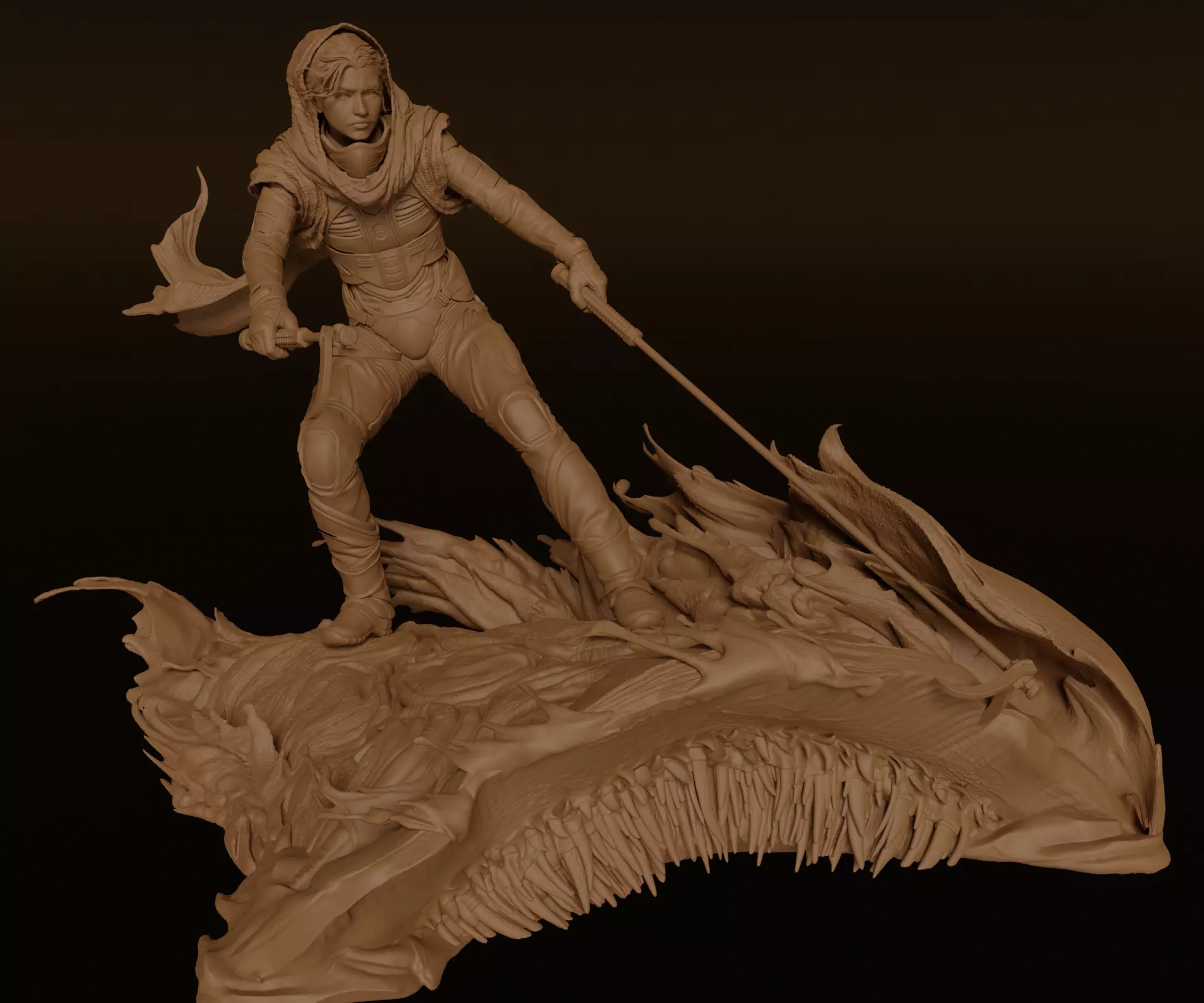 Chani-Dune Printable 3D print model_11