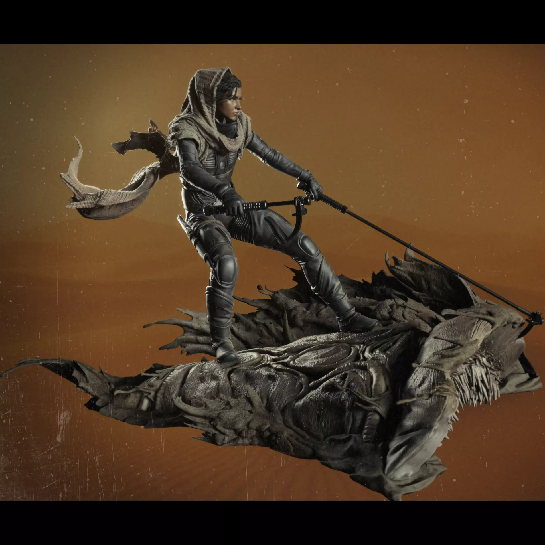 Chani-Dune Printable 3D print model_3