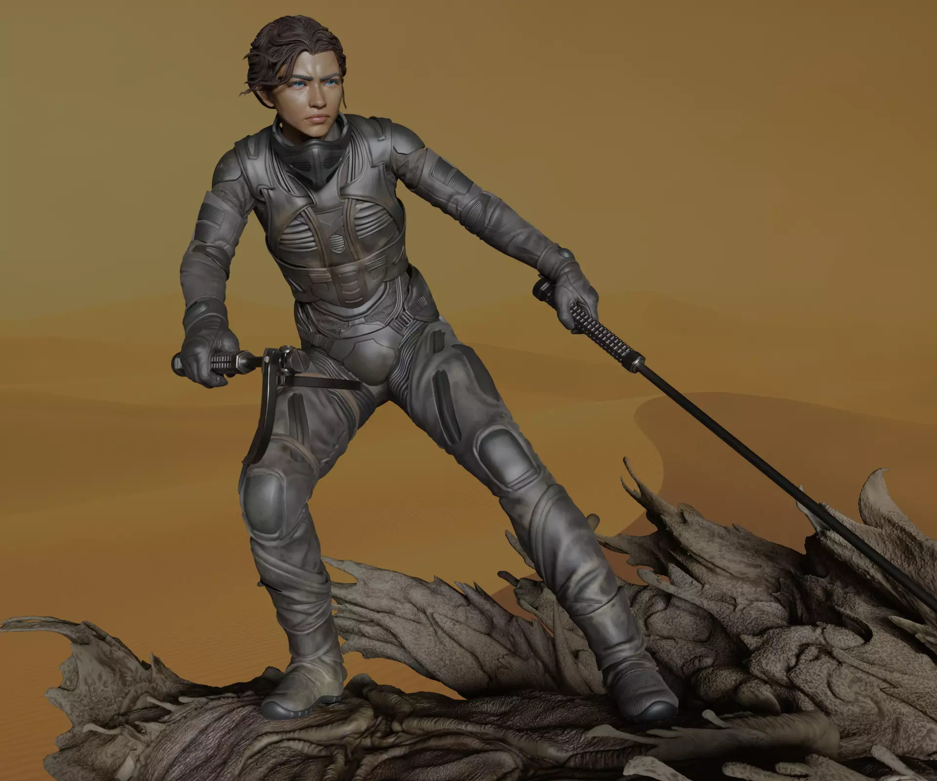 Chani-Dune Printable 3D print model_9