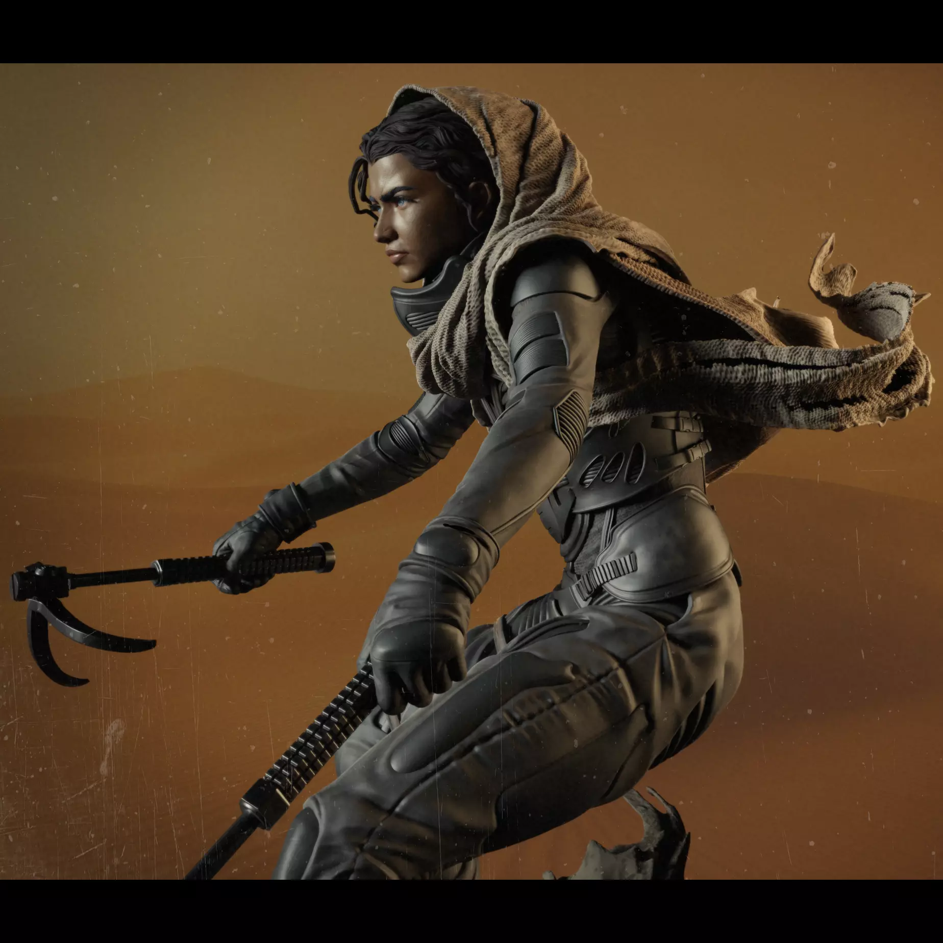 Chani-Dune Printable 3D print model_5