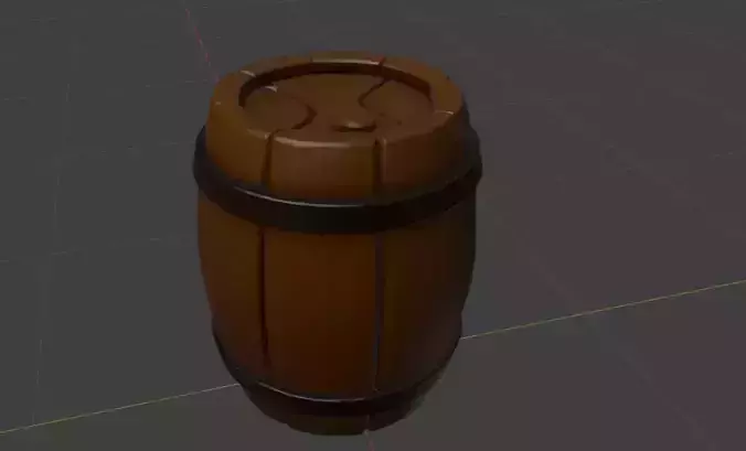Barrel 3D Model