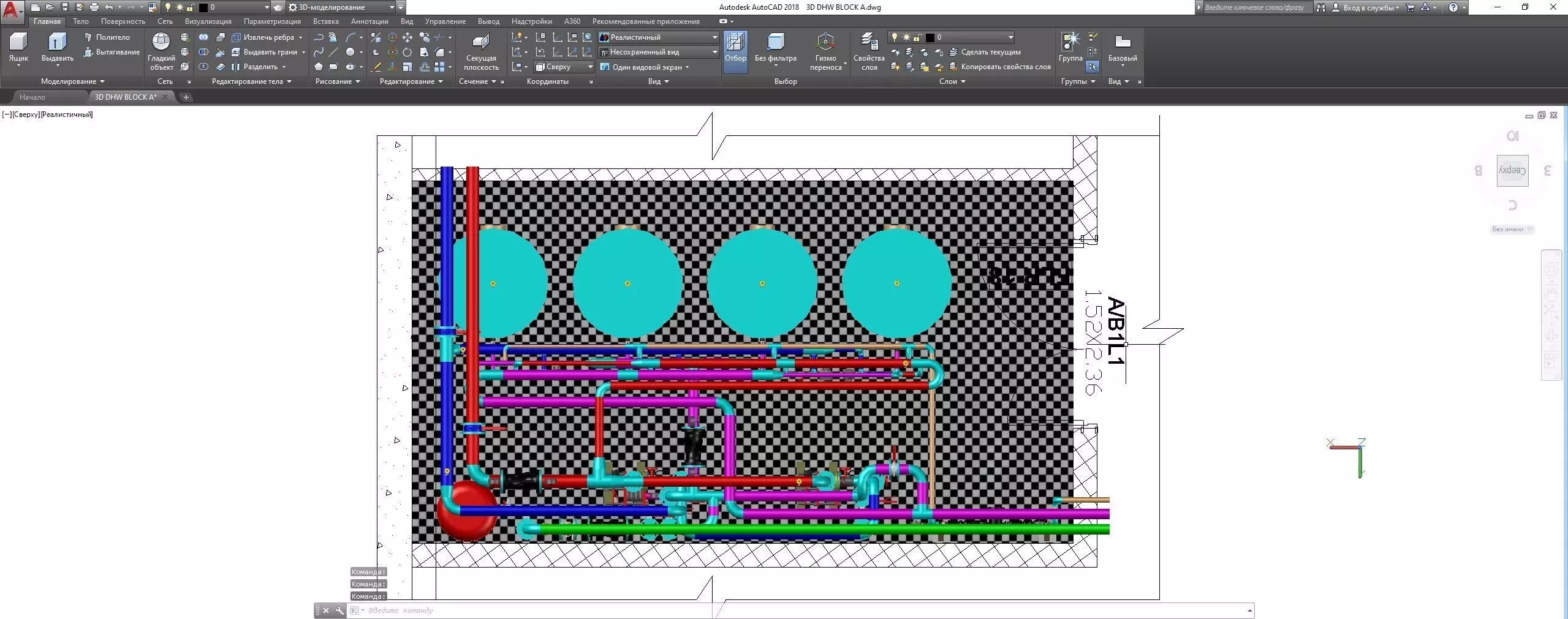 Industrial Boiler Room 3D model_13