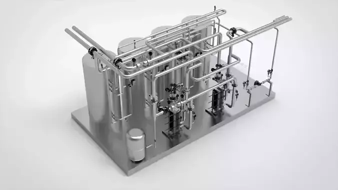 Industrial Boiler Room