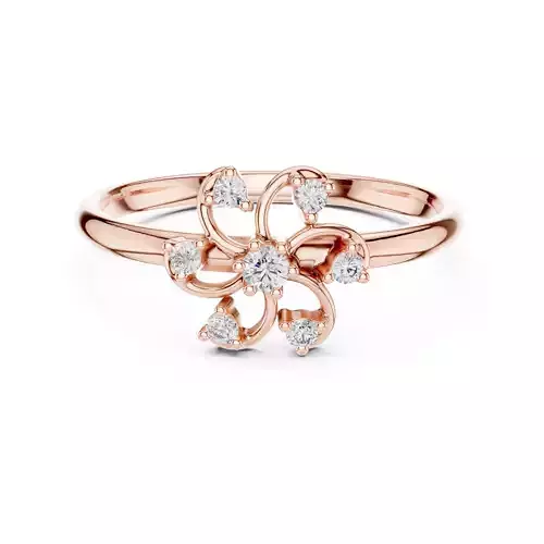 Round Cut Diamond Engagement Wedding Ring 3DM STL Video