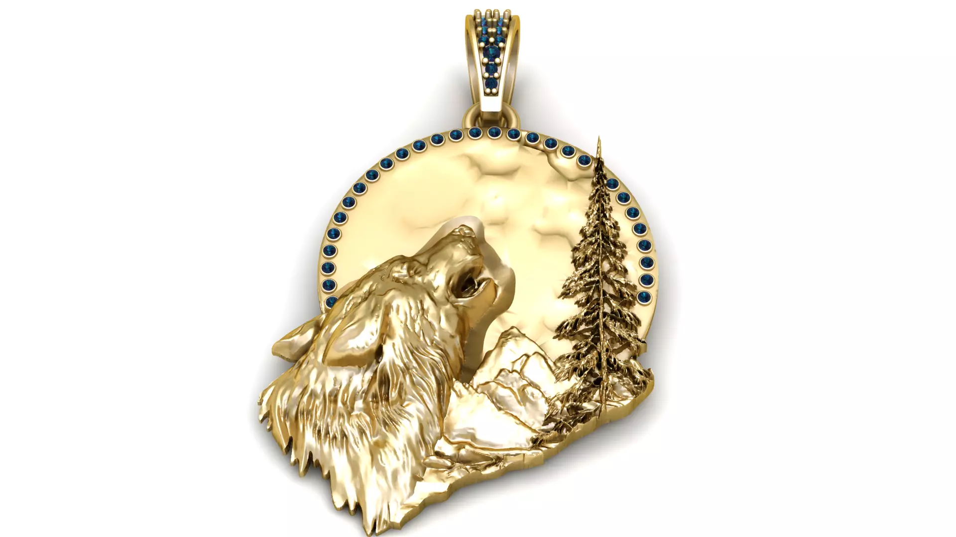 Grizzly Bear Pendant 3D print model
