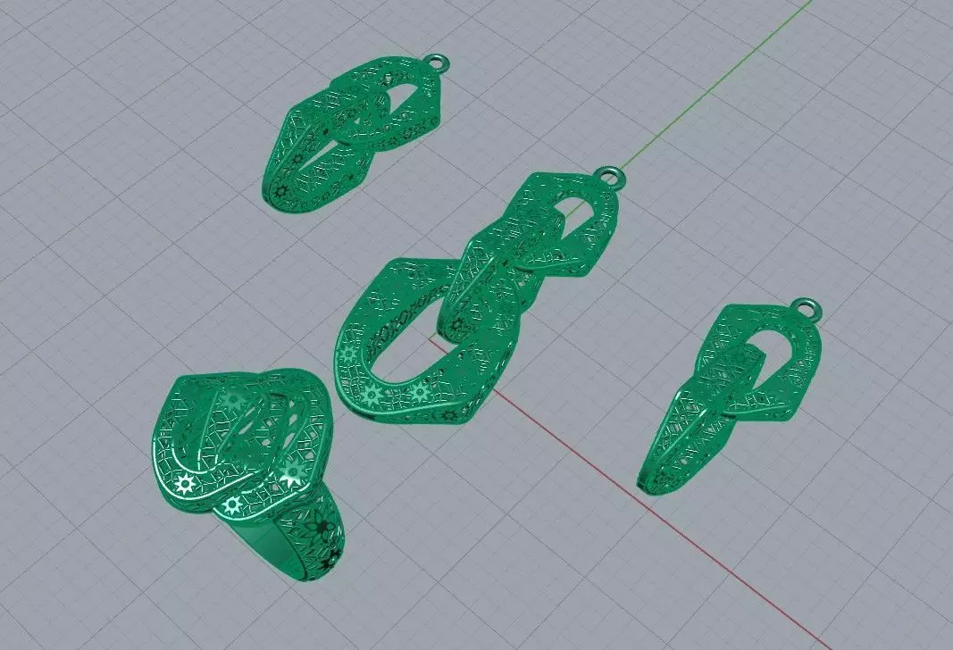 Mini multi piece set 3D print model_7
