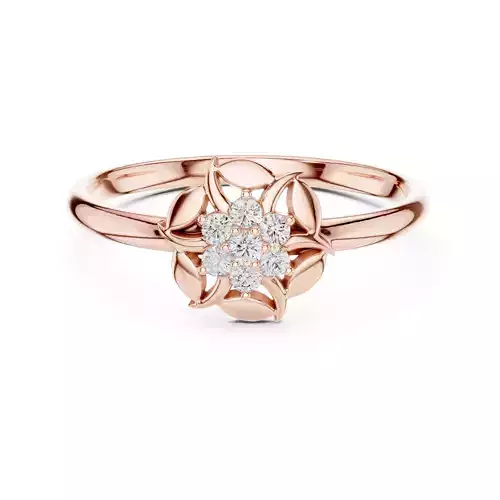 Round Diamond Marquise Shape Engagement Ring 3DM STL Video