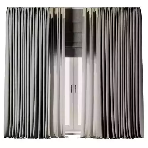 Olive Green Curtains with Roman blinds - collections 20 HBH