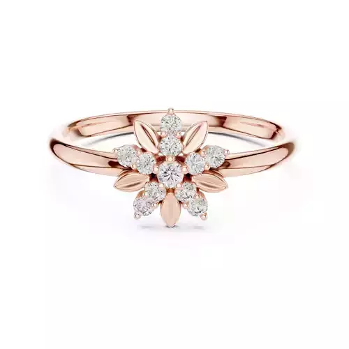 Round Diamond Unique Design Wedding Ring 3DM STL Video