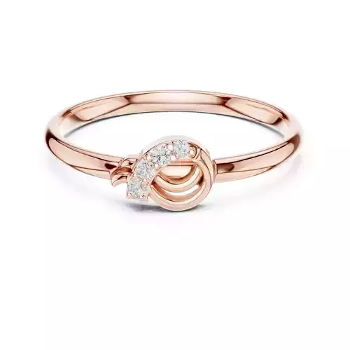 Four Round Diamond Engagement Wedding Ring 3DM STL Video