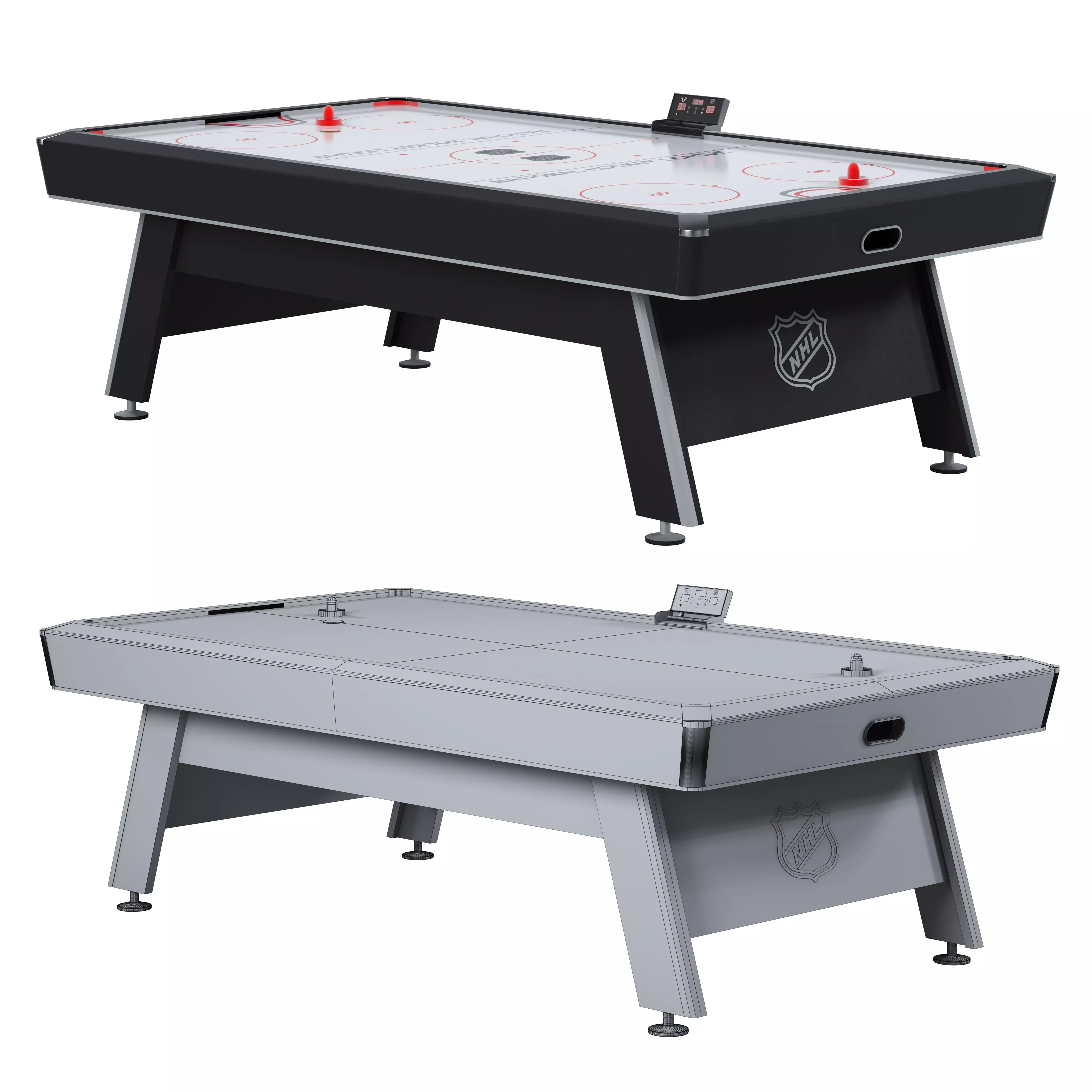 NHL Air Hockey Table 3D model_4