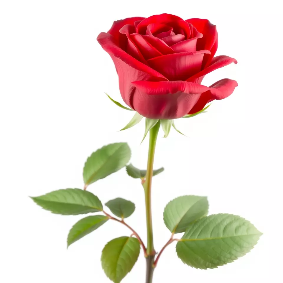 Red Rose Floral model pack Low-poly 3D model_3