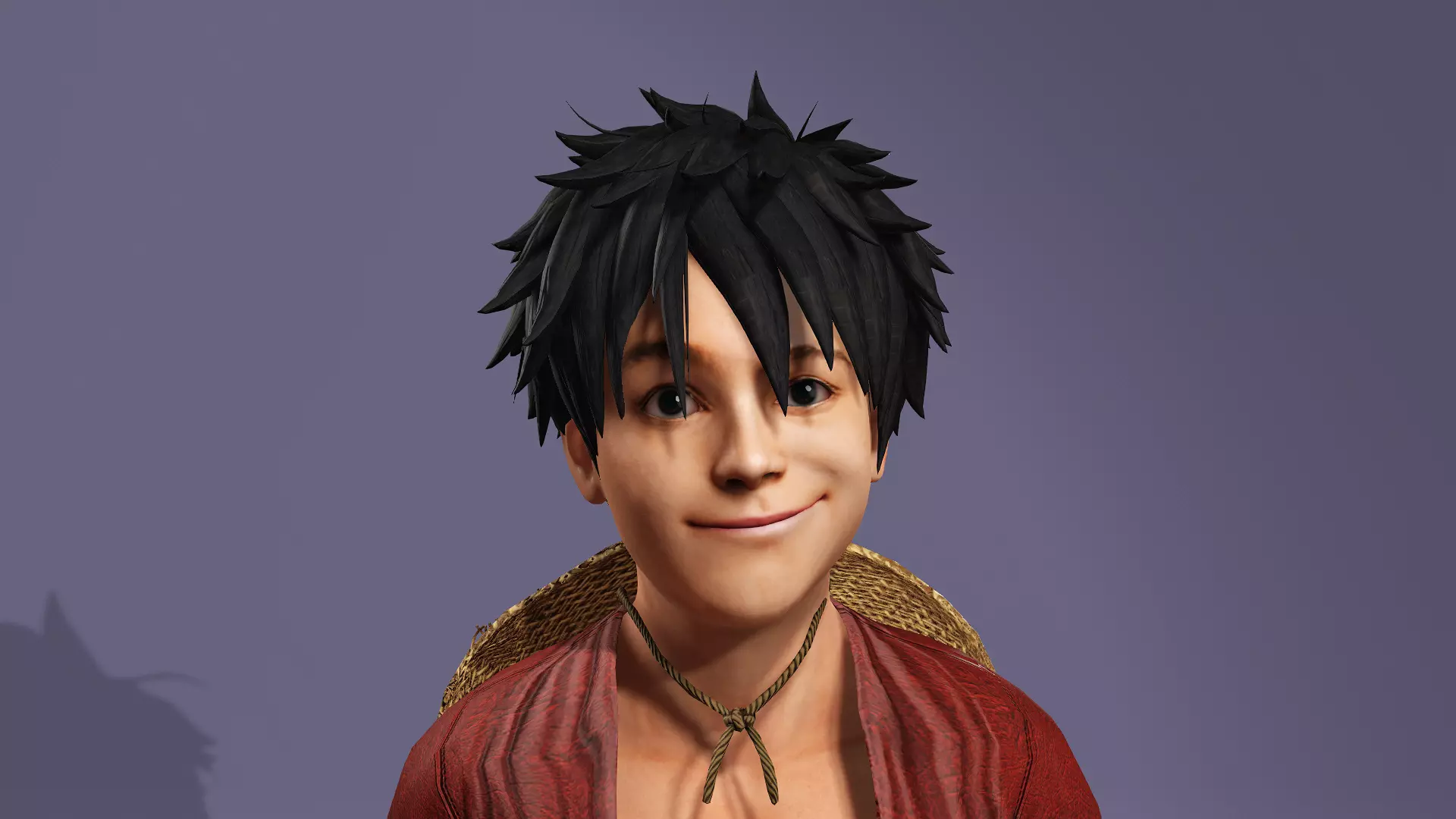 Next-Gen Realistic Luffy Character ONE PIECE Gokuraku Jodo dance 3D model_15