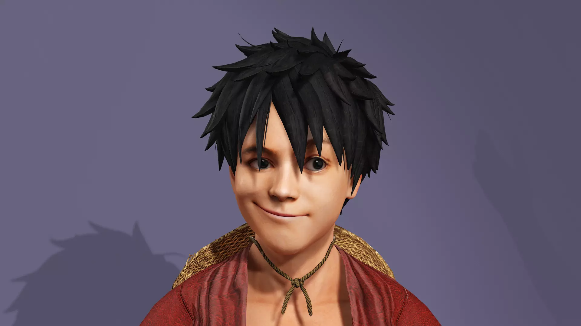 Next-Gen Realistic Luffy Character ONE PIECE Gokuraku Jodo dance 3D model_16