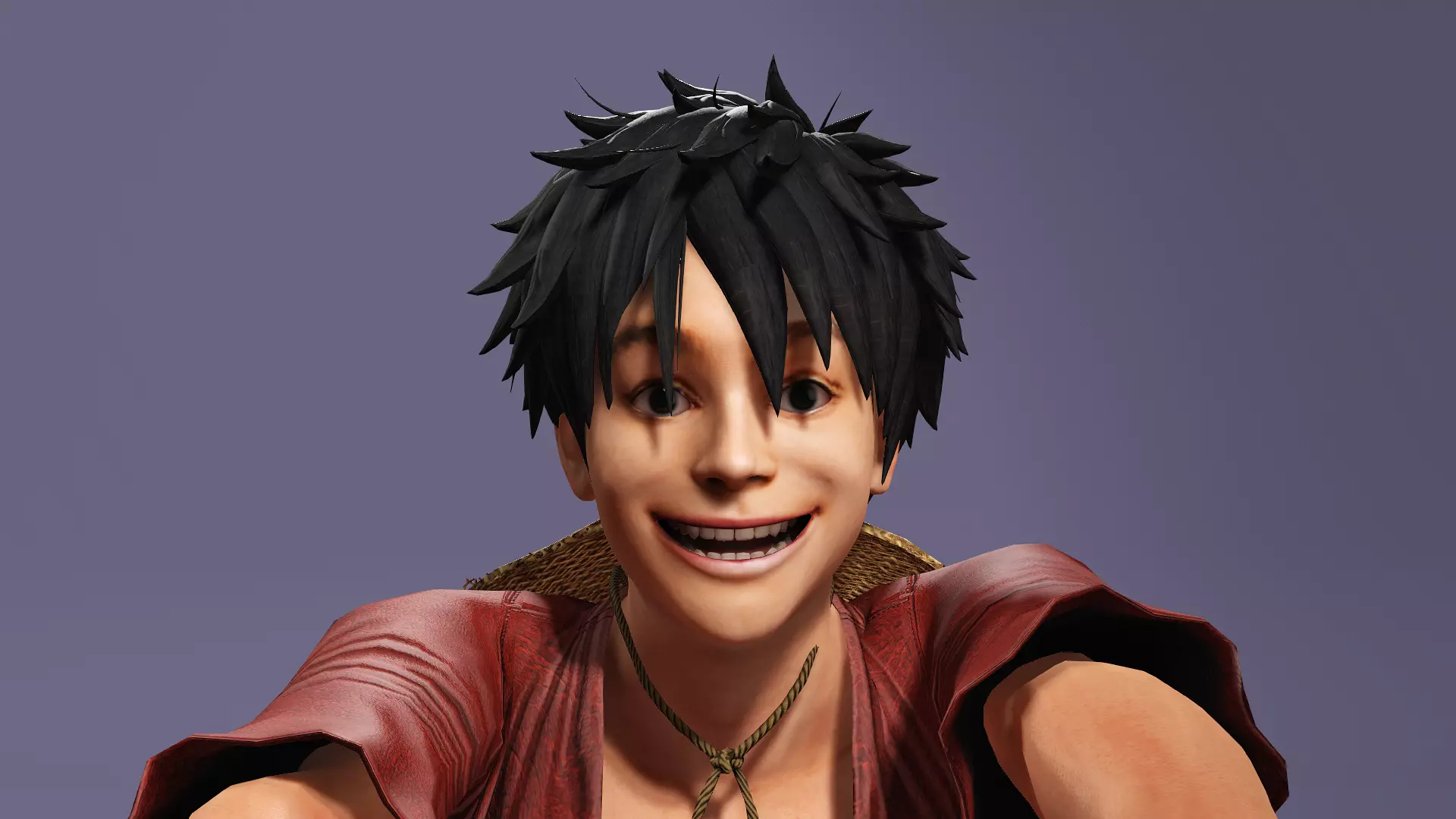 Next-Gen Realistic Luffy Character ONE PIECE Gokuraku Jodo dance 3D model_14