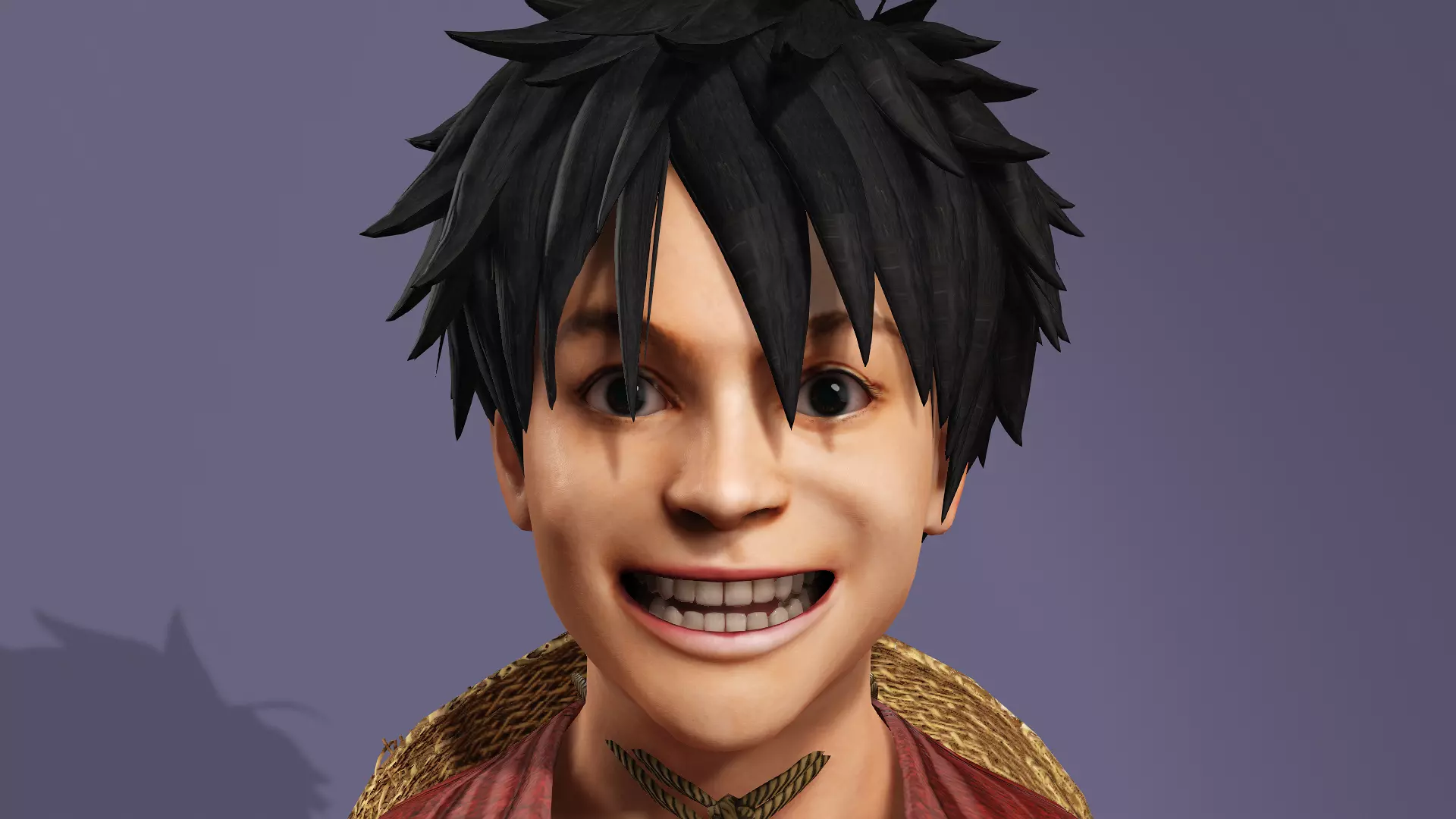 Next-Gen Realistic Luffy Character ONE PIECE Gokuraku Jodo dance 3D model_21