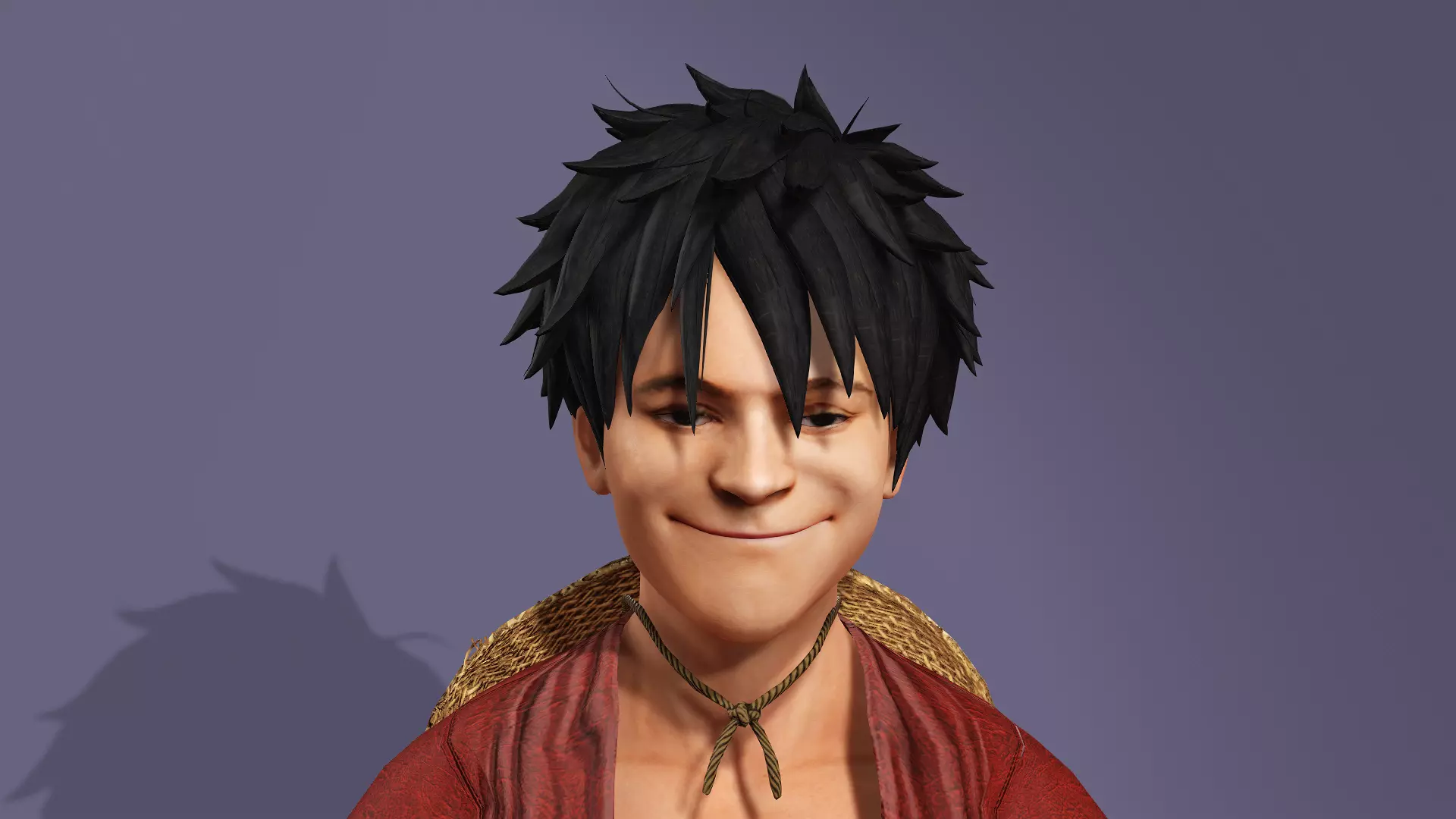 Next-Gen Realistic Luffy Character ONE PIECE Gokuraku Jodo dance 3D model_17