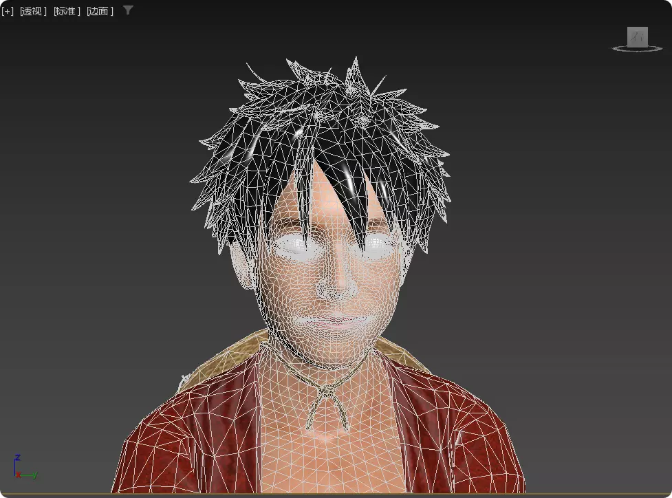 Next-Gen Realistic Luffy Character ONE PIECE Gokuraku Jodo dance 3D model_28