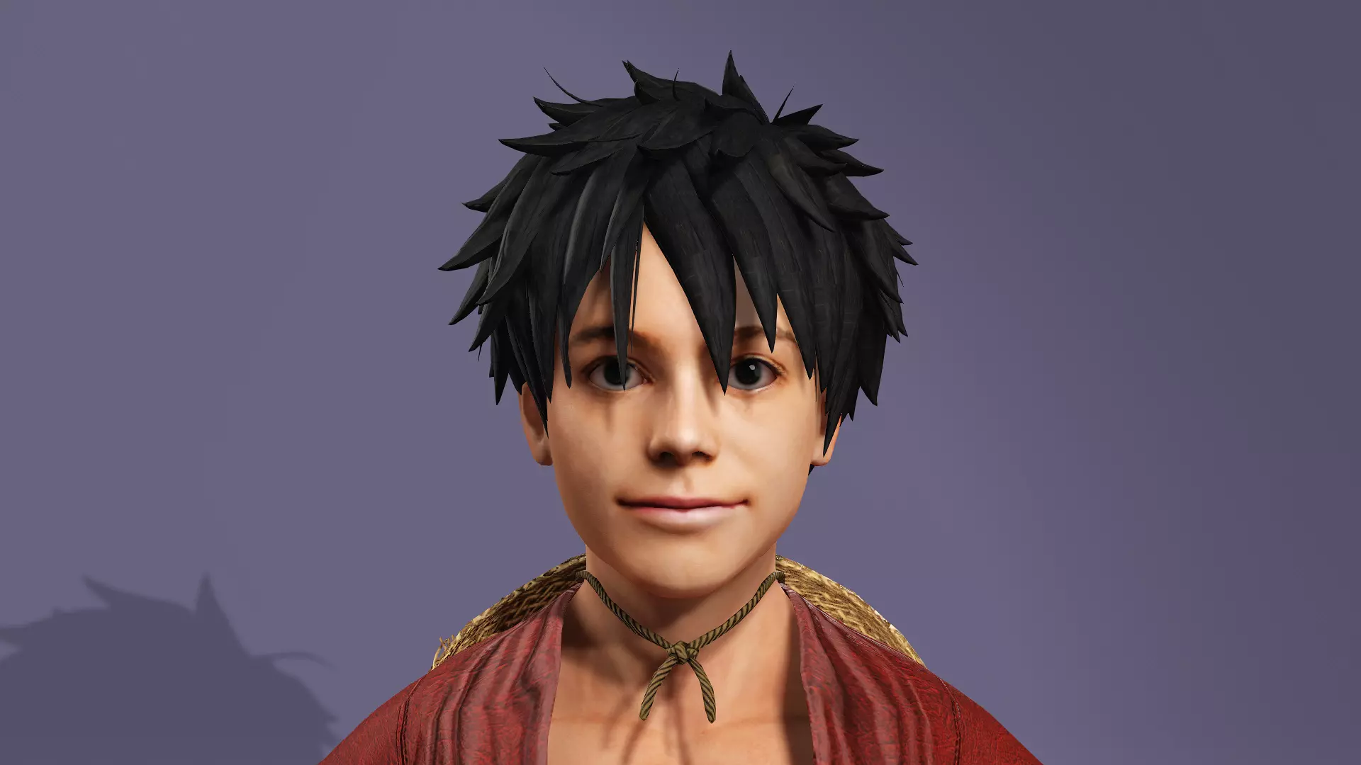 Next-Gen Realistic Luffy Character ONE PIECE Gokuraku Jodo dance 3D model_6