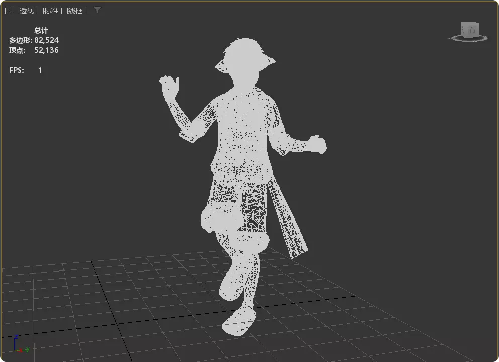 Next-Gen Realistic Luffy Character ONE PIECE Gokuraku Jodo dance 3D model_31